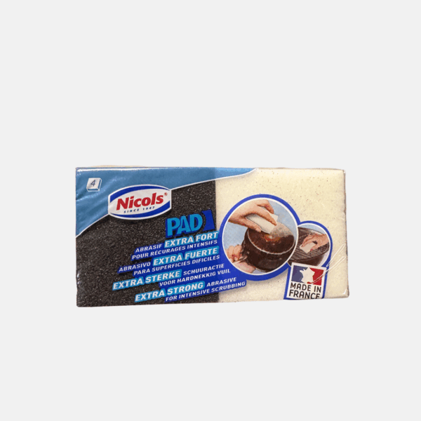 EPONGE PAD NICOLS EXTRA STRONG     X4PCS – Image 1