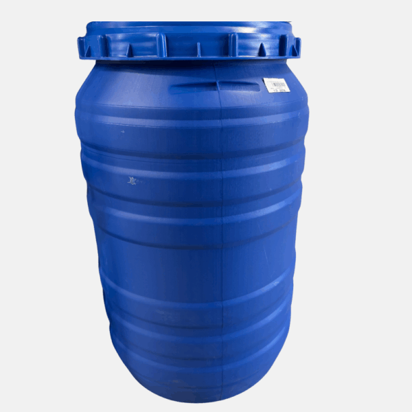 FUT PLASTIQUE BLEU 200L VIS – Image 1