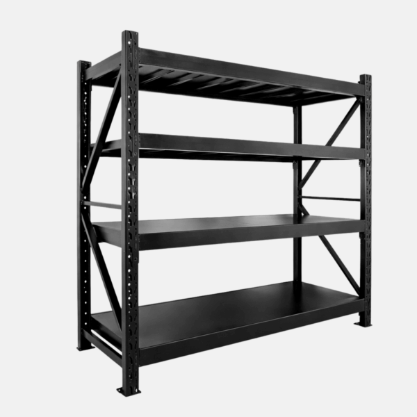 Etagère industrielle en acier de 4 étages. 500kg par étages.