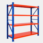 Etagère industrielle en acier de 4 étages. 500kg par étages.