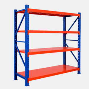 Etagère industrielle en acier de 4 étages. 500kg par étages.