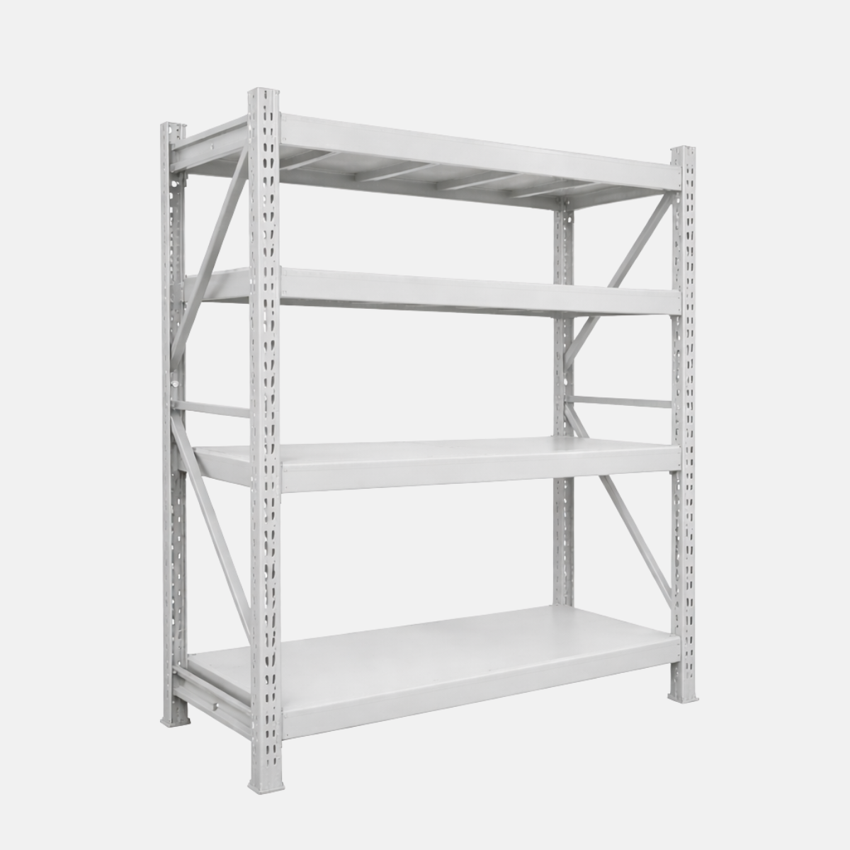 Etagère industrielle en acier de 4 étages. 300kg par étages.