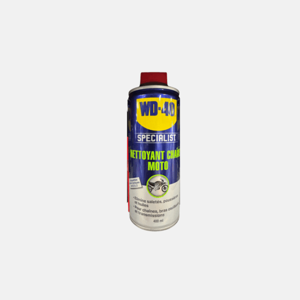 WD40 NETTOYANT CHAINE MOTO 400ML – Image 1
