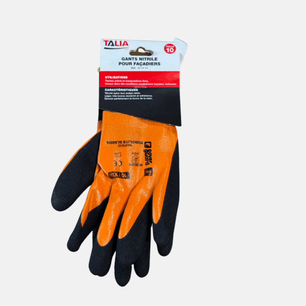 GANTS FACADE T10 NYLON/NITRILE – Image 1