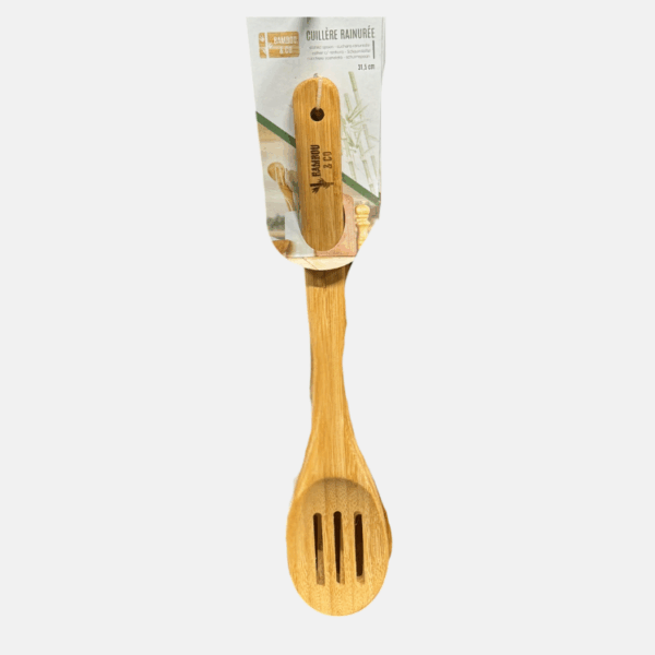 CUILLERE RAINUREE EN BAMBOU  (36) – Image 1