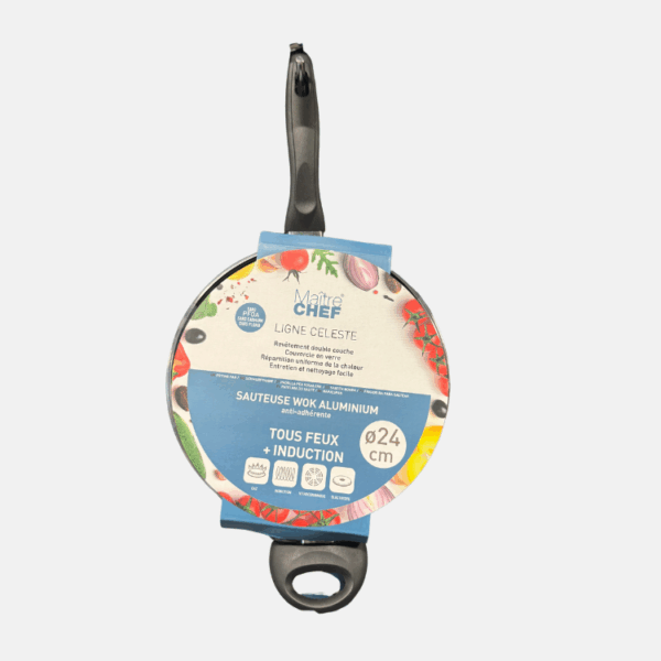 SAUTEUSE ALU CELESTE+COUV 24CM (6) – Image 1