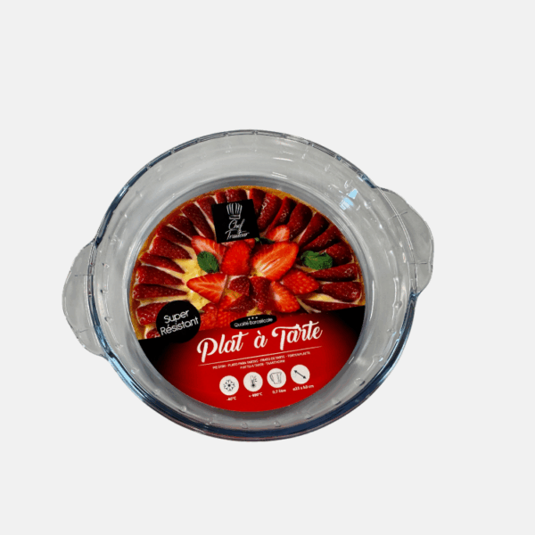 PLAT A FOUR EN VERRE ROND D23XH3CM (12) – Image 1