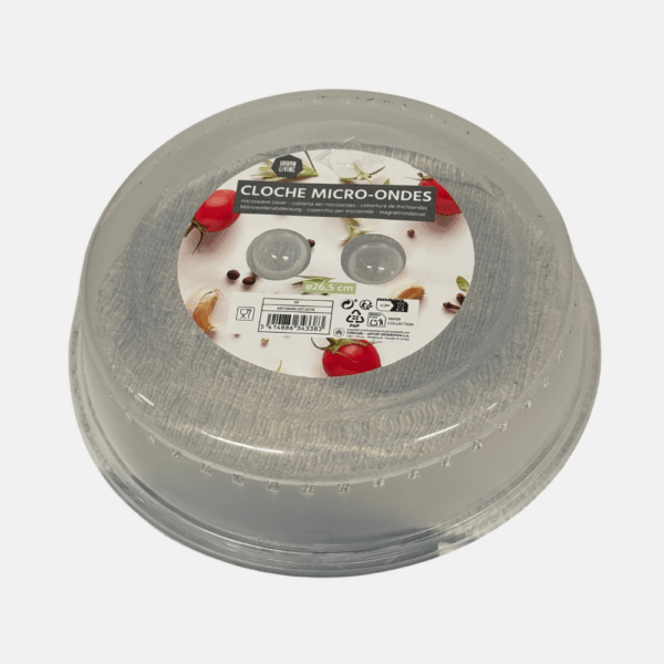 CLOCHE MICRO ONDES PLASTIQUE D26 (48) – Image 1
