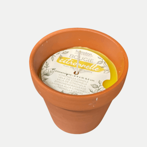 BOUGIE CITRONNELLE EN POT (24) – Image 1