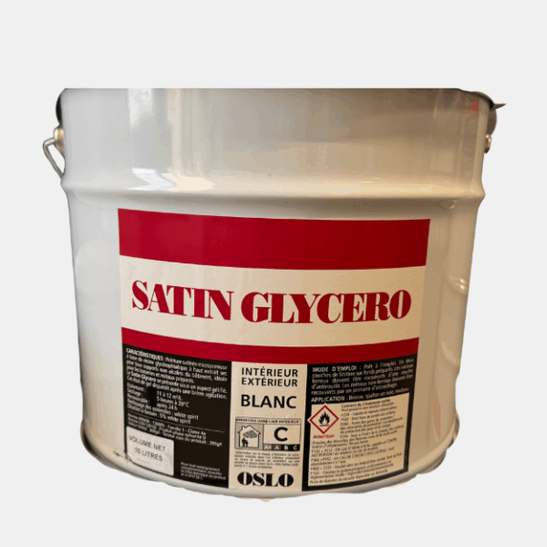 PEINT OSLO SATIN GLYCERO INT 10L BLANC – Image 1