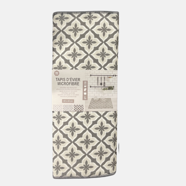 TAPIS EVIER MICROFIBRE DECO 40X46CM (24) – Image 2