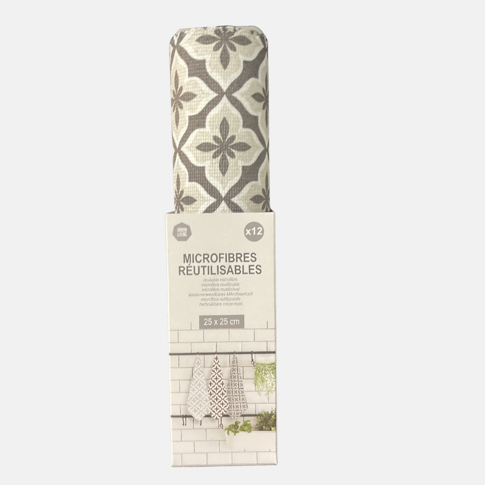 CU02406 MICROFIBRE REUTILISABLE X12PCS