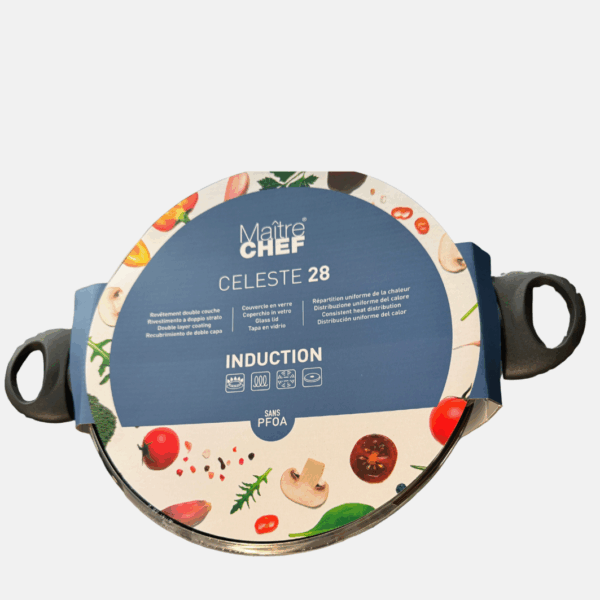 MARMITE ALU CELESTE+COUV 28CM (4) – Image 2