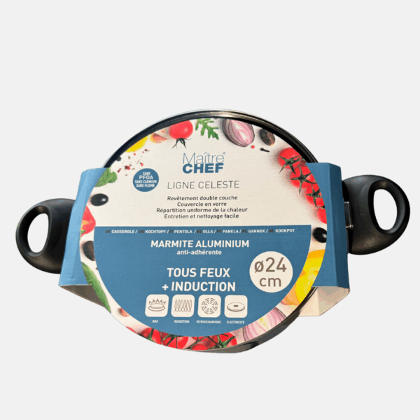 MARMITE ALU SOURCE+COUV 24CM (4) – Image 2