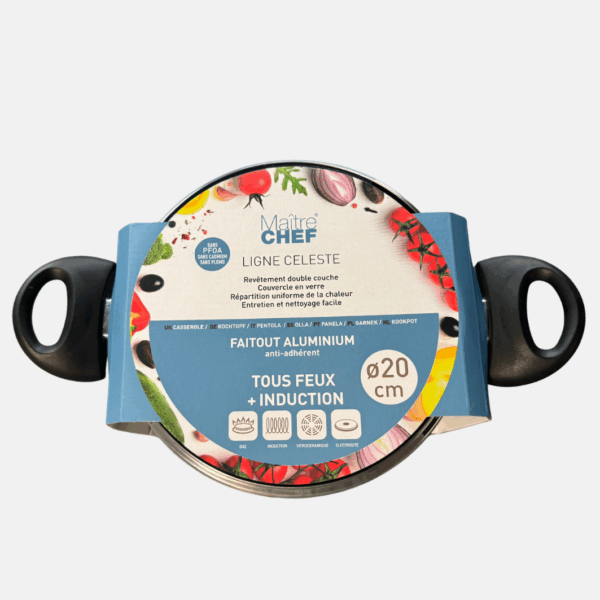 FAITOUT ALU CELESTE+COUV 20CM (6) – Image 2