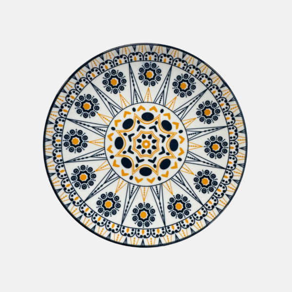 ASSIETTE CERAMIQUE ROND 19X19X2CM ZY016* – Image 1