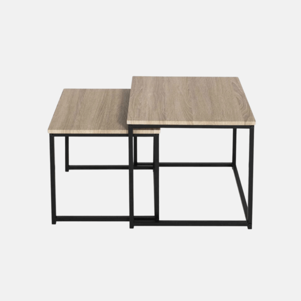 TABLE CARRE BOUT DE CANAPE 2X PCS (1) – Image 1