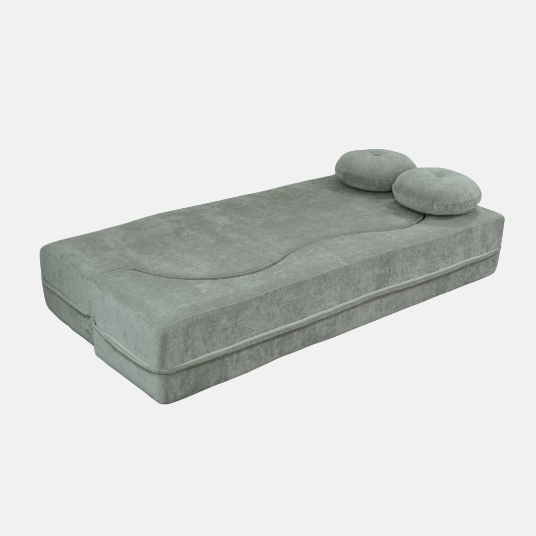 DO01849 SOFA COMPRESSE 2MX1MX34 GRIS ARGENT JX-207C (2)