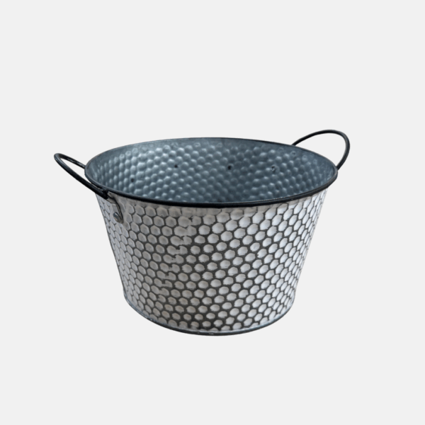 POT A FLEURS EN METAL D22XH12CM (24) – Image 1
