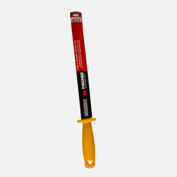 FUSIL OVALE 30CM MANCHE JAUNE – Image 1
