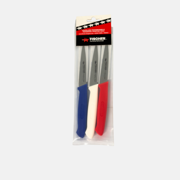 COUTEAU OFFICE X3PCS BLEU-BLANC-ROUGE – Image 2