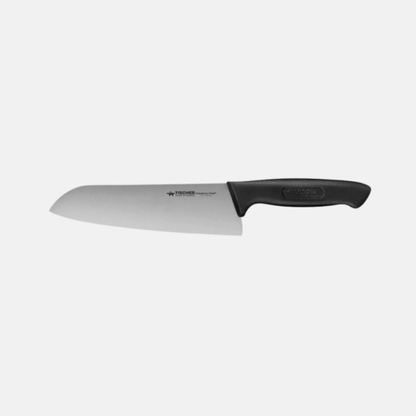 COUTEAU SANTOKU 18CM MANCHE NOIR     (6) – Image 1