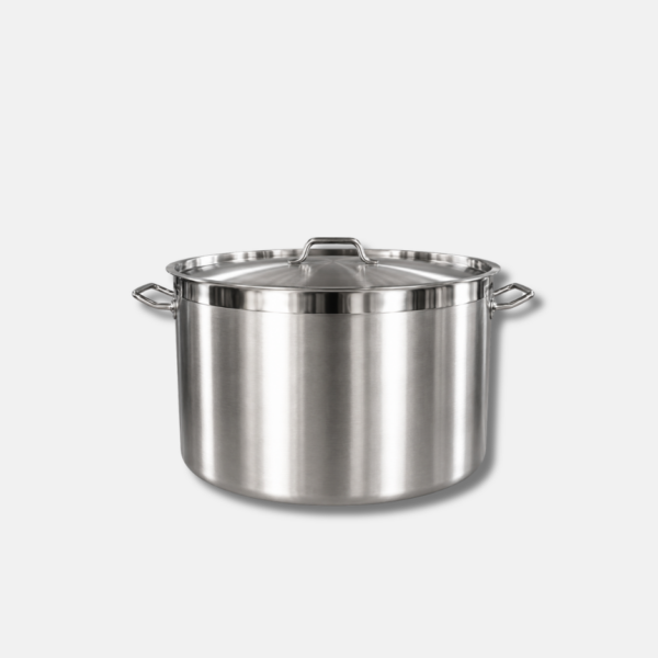 CASSEROLE INOX 50X30CM + COUVERCLE 58L – Image 1