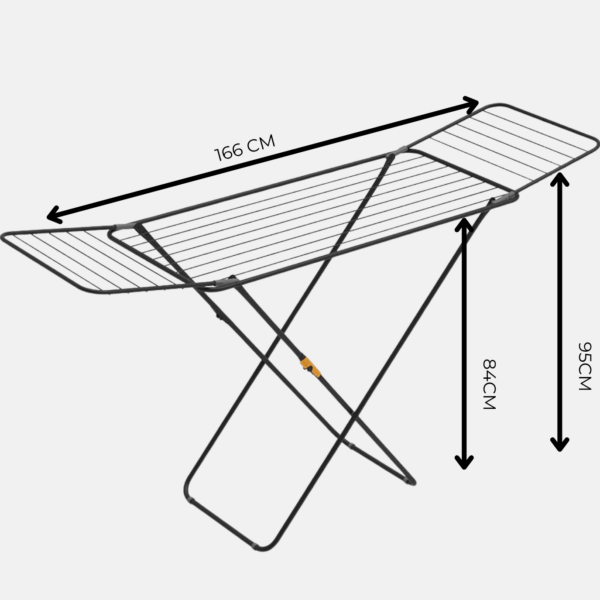 ETENDOIR A LINGE SILVER 18M (8) – Image 1