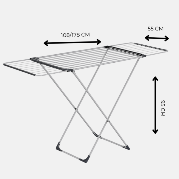 ETENDOIR A LINGE EXTENSIBLE 108-178CM(6)