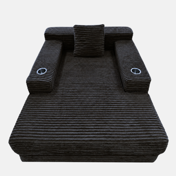 SOFA COMPRESSE 123X170X62 DARKGR JX-211C – Image 1