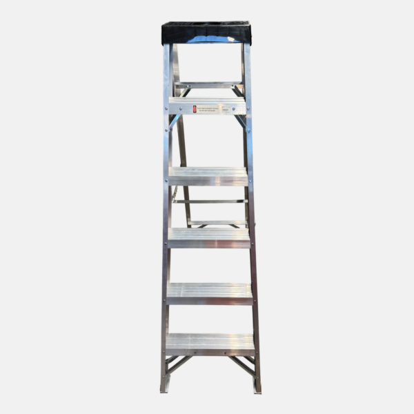 ESCABEAU ALU 5+1 MARCHES LDA1006R – Image 1