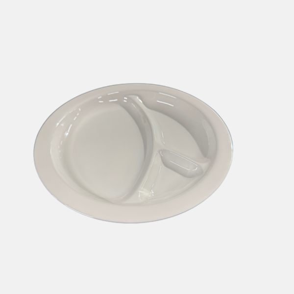 ASSIETTE MELAMINE RONDE 21CM 3 COMP – Image 1