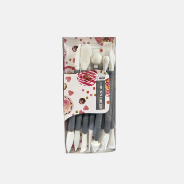 SPATULE A MODELAGE MAITRE CHEF x8PCS – Image 2