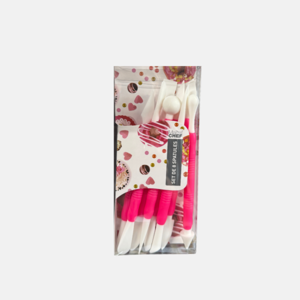SPATULE A MODELAGE MAITRE CHEF x8PCS – Image 3