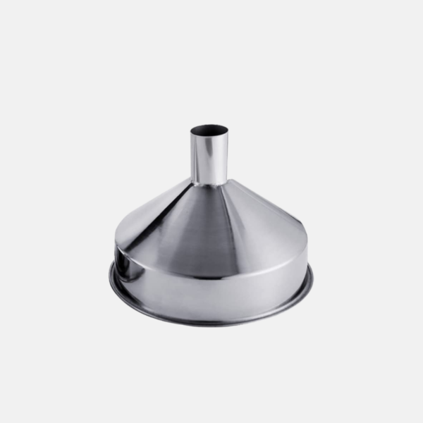 ENTONNOIR  INOX AVEC FILTRE 27CM    (20) – Image 1