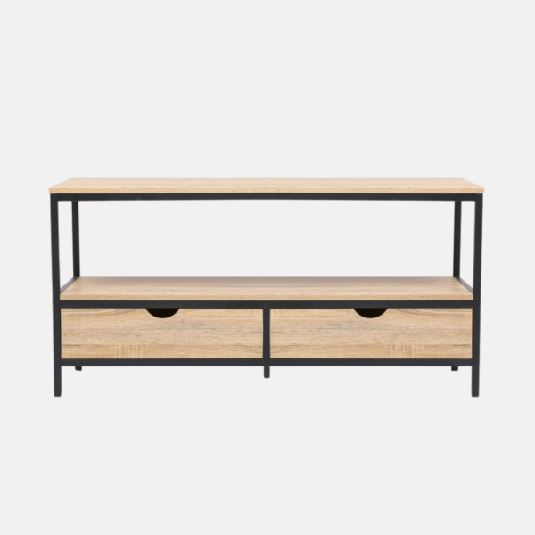 MEUBLE TV 2 TIROIRS 120X39XH57CM (1) – Image 1