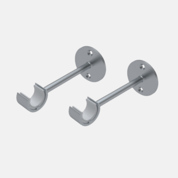 SUPPORTS OUVERT EXT. D19 ARGENT X2PCS – Image 1