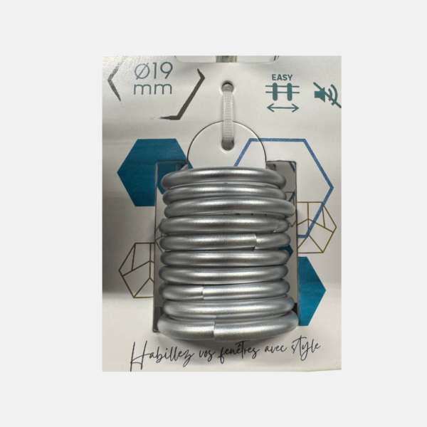 ANNEAUX D30X38 ARGENT X10PCS – Image 1