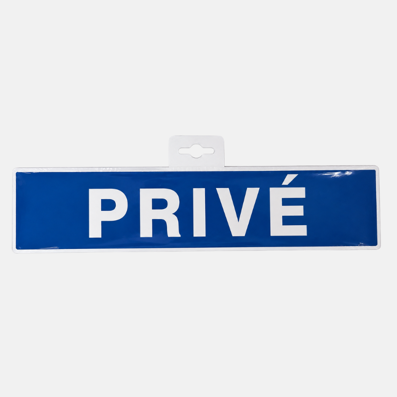 QU02895 SIGNALISATION PRIVE 330X75MM