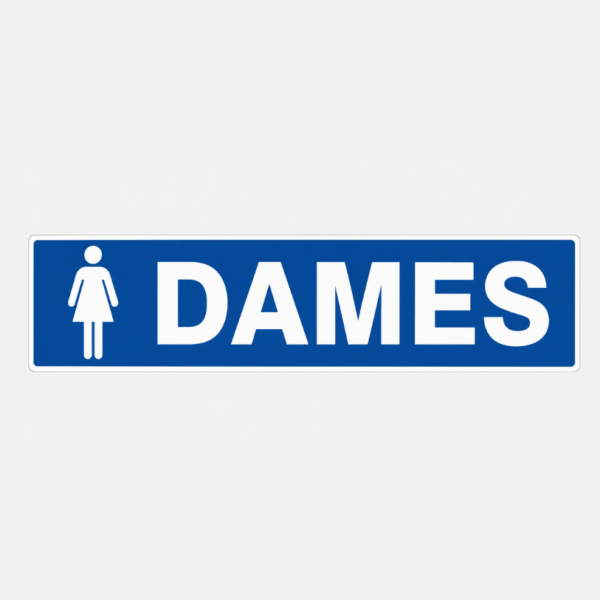 SIGNALISATION  TOILETTES DAMES 330X75MM – Image 1