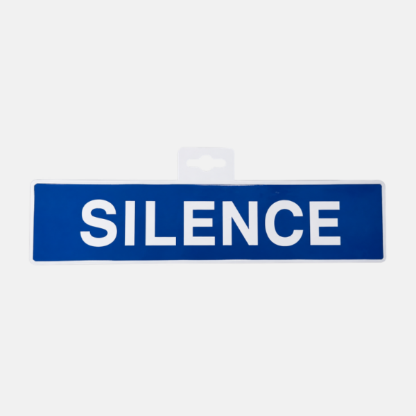 SIGNALISATION SILENCE 330X75 – Image 1