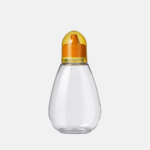 Bouteille à miel en plastique de 285ml.