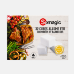 32 cubes allume-feu de la marque SOMAGIC la gamme blanche.