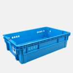 Bac à légume en plastique avec 2 modèles de bleu de 40 litres.