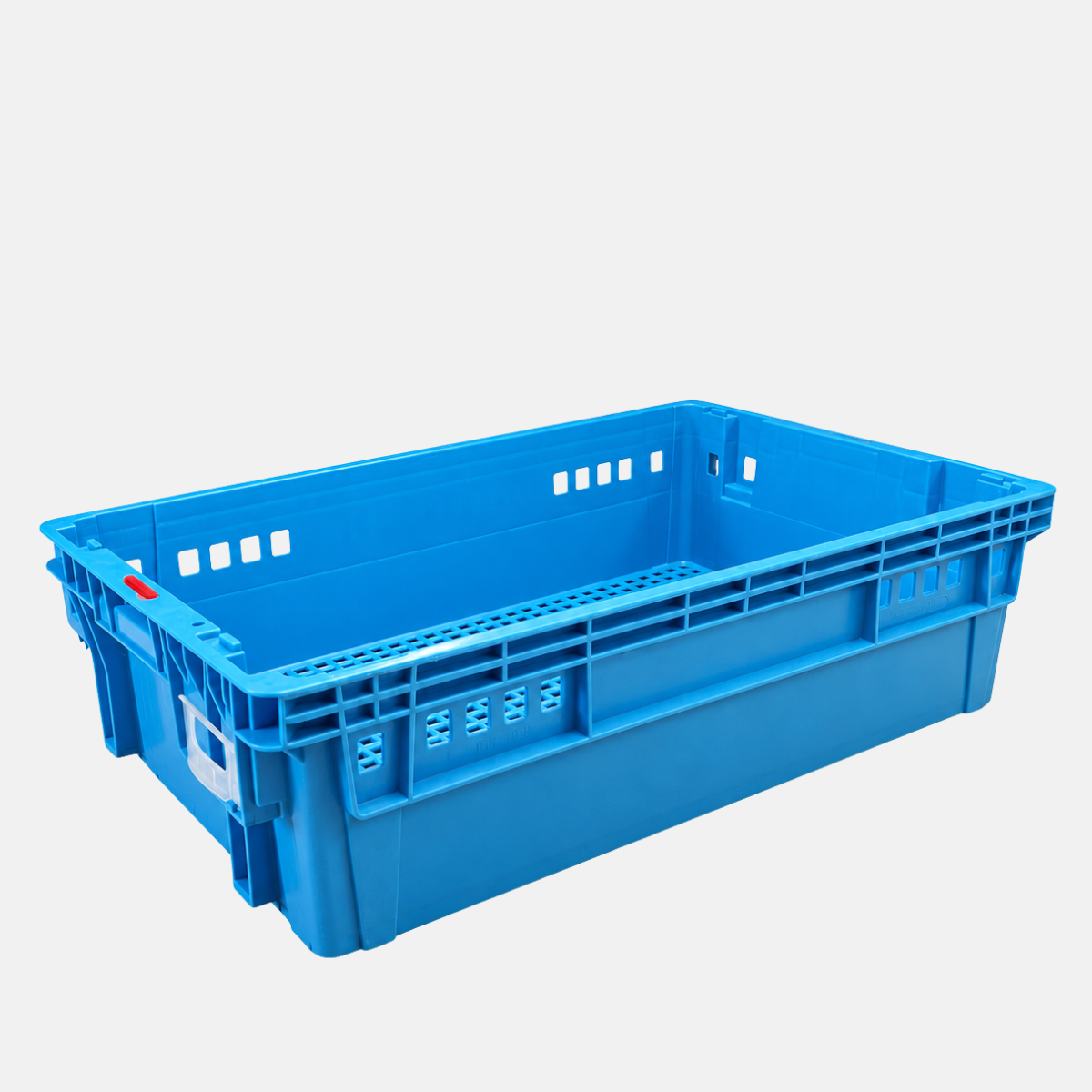 Bac à légume en plastique avec 2 modèles de bleu de 40 litres.