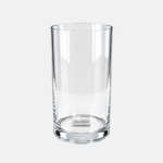 Vase en verre de forme cylindrique 12x12x20cm.