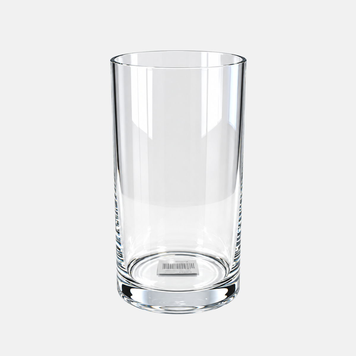 DO01612-vase-en-verre-cylindrique-12x12x20cm Vase en verre de forme cylindrique 12x12x20cm.