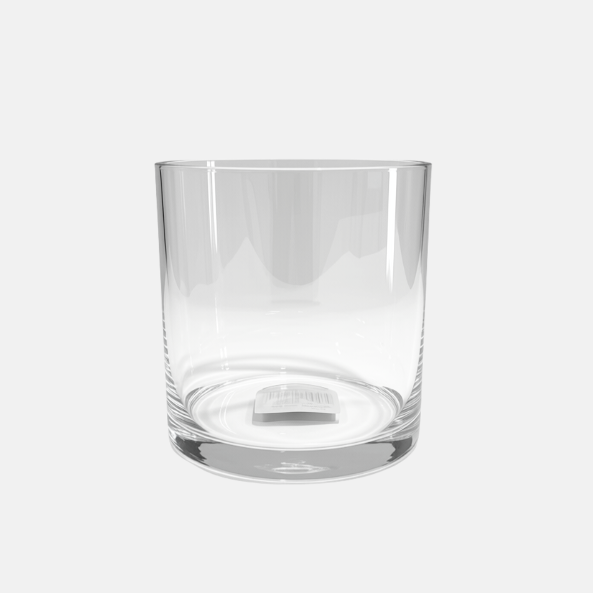 DO01614-vase-en-verre-cylindrique-18x18x18cm Vase en verre de forme cylindrique 8x18x18cm.