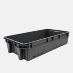 Bac à légumes en plastique avec poour capacité 34 litres.