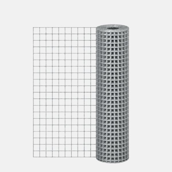 Grillage GALVA avec mailles carrés de 1m de hauteur pour 25m de long. Diamètre du fil : 1mm.